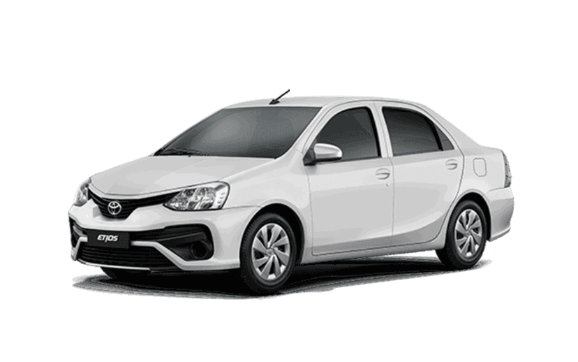 Toyota Etios - 4 seater sedan car for rent in Mysore | Starting from ₹11 - ₹13/km | AC cab rental for Outstation trips, Business travel